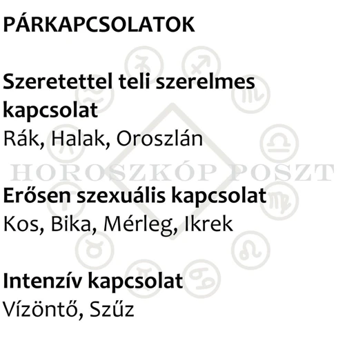 Asztrológia És Párkapcsolatok